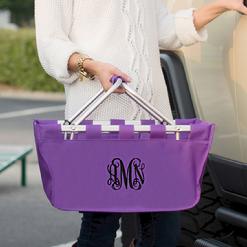 Monogrammed Market Tote