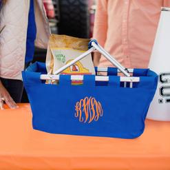 Monogrammed Market Tote