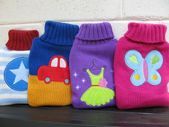Hot and Cold boo boo pack monogramed for a little one.